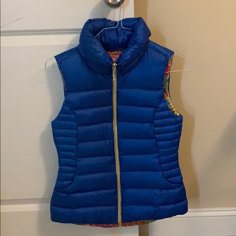 Lilly Pulitzer blue vest